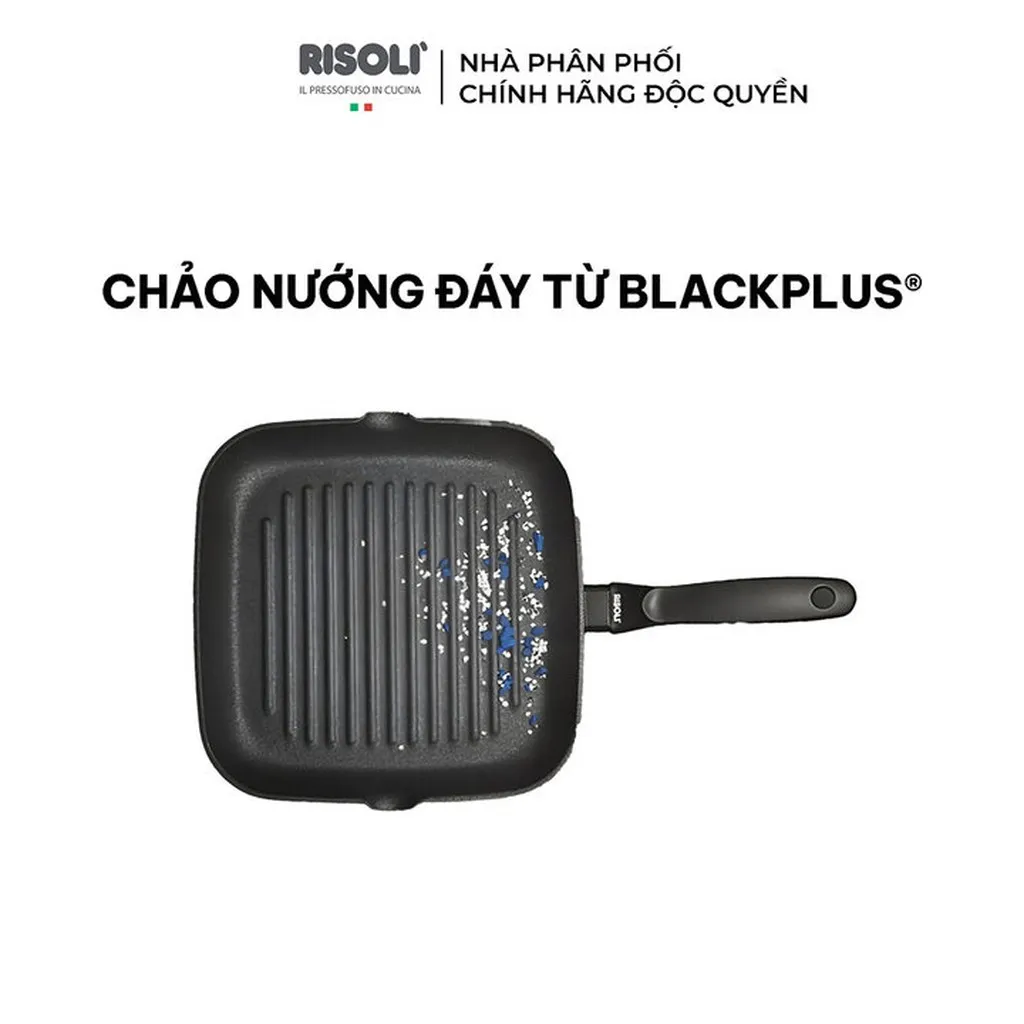 Chảo Nướng Chống Dính, Chất Liệu Nhôm Hợp Kim - 00094bpin/26 - Risolì