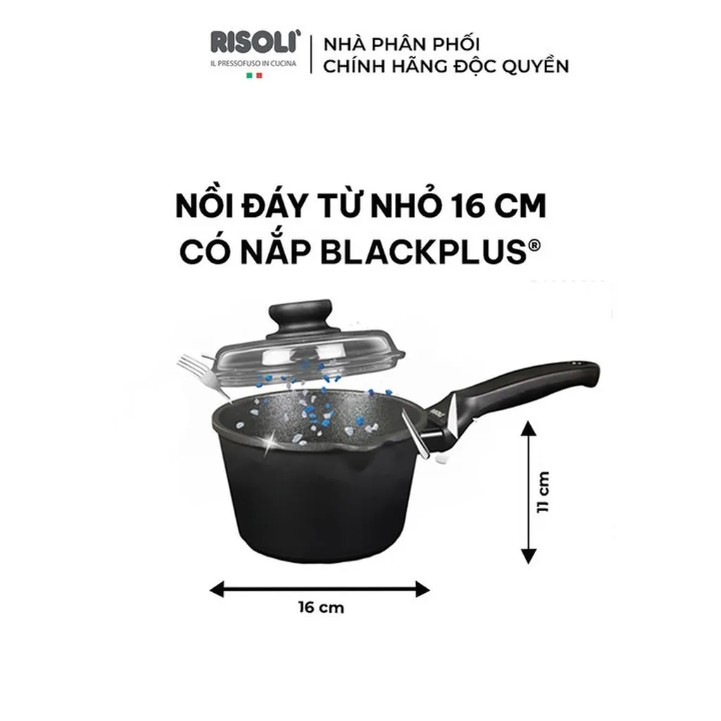 Alternative view of Nồi Nấu Chống Dính Chất Liệu Nhôm Hợp Kim - 00095bpin/16 - Risolì