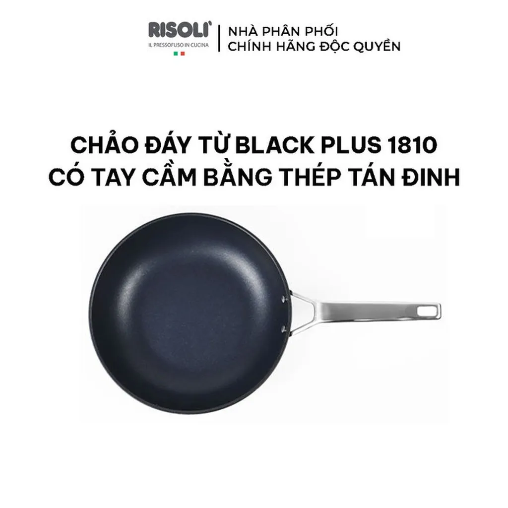 Alternative view of Chảo Rán Chống Dính Sâu Lòng Chất Liệu Nhôm Hợp Kkim- Op104bain/24 - Risolì