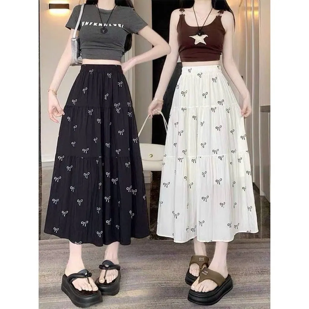 Chân Váy Maxi Dài Vải Voan Có Lót - Lê Phương Boutique