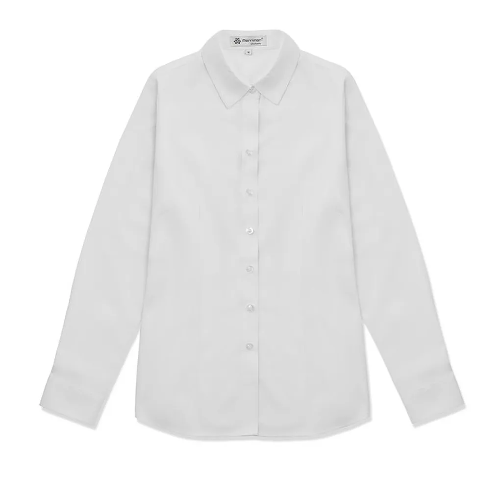 Áo Sơ Mi Nữ Dài Tay Màu Trắng Merriman Mã Thwsl020