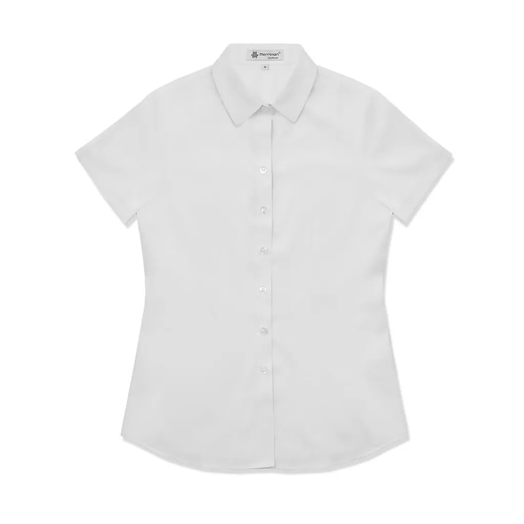 Áo Sơ Mi Nữ Ngắn Tay Màu Trắng Merriman Mã Thwss020