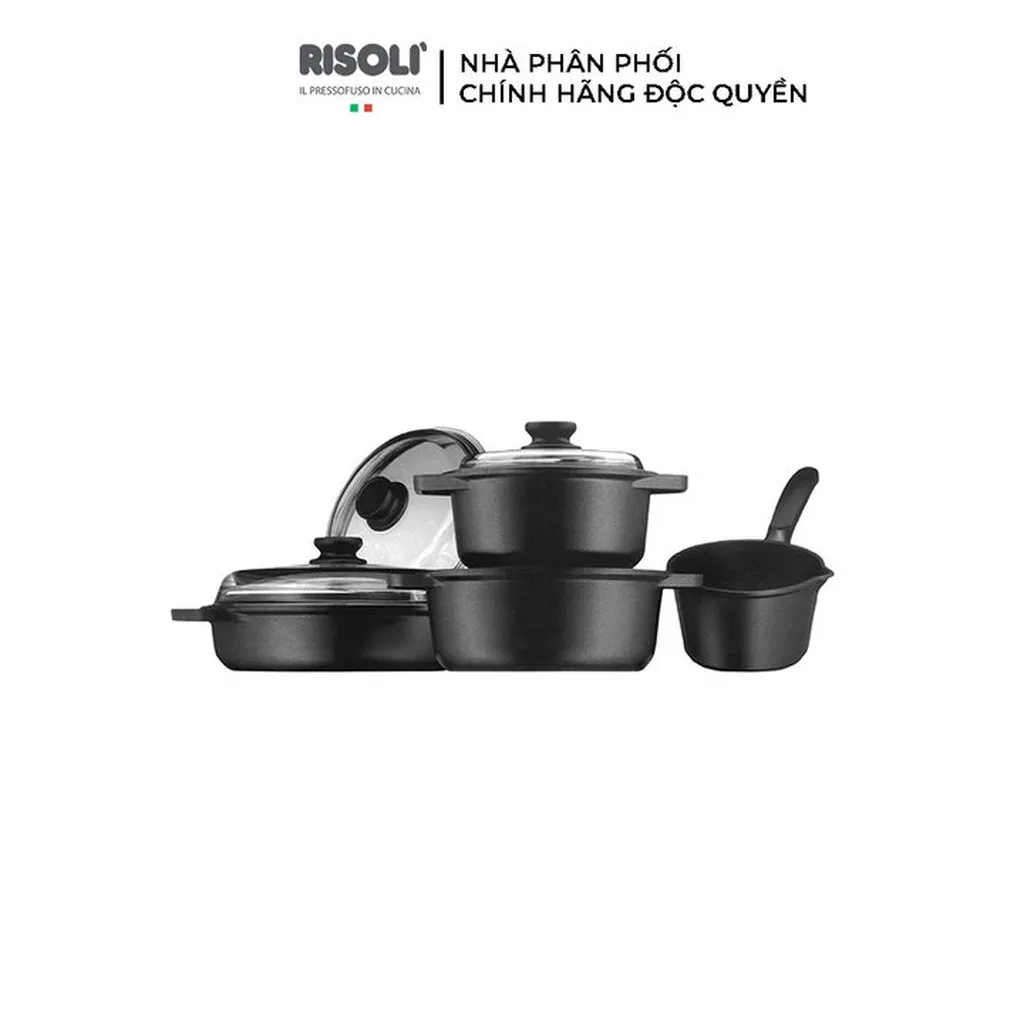 Alternative view of Bộ Nồi 4 Chiếc Bằng Hợp Kim Nhôm - 03set7pz0in2 - Risolì