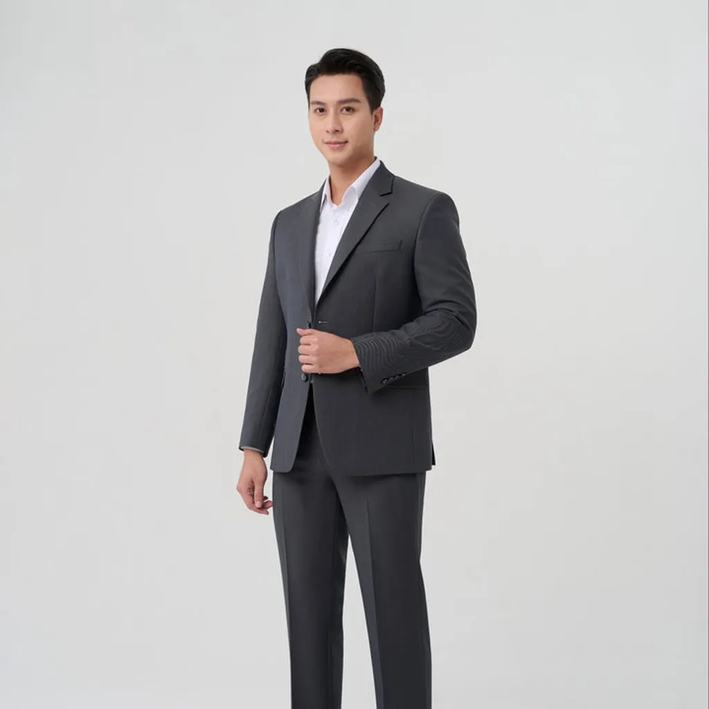 Alternative view of Vest Bộ Nam Màu Xám Merriman Mã Thmov060 Chất Liệu Nano