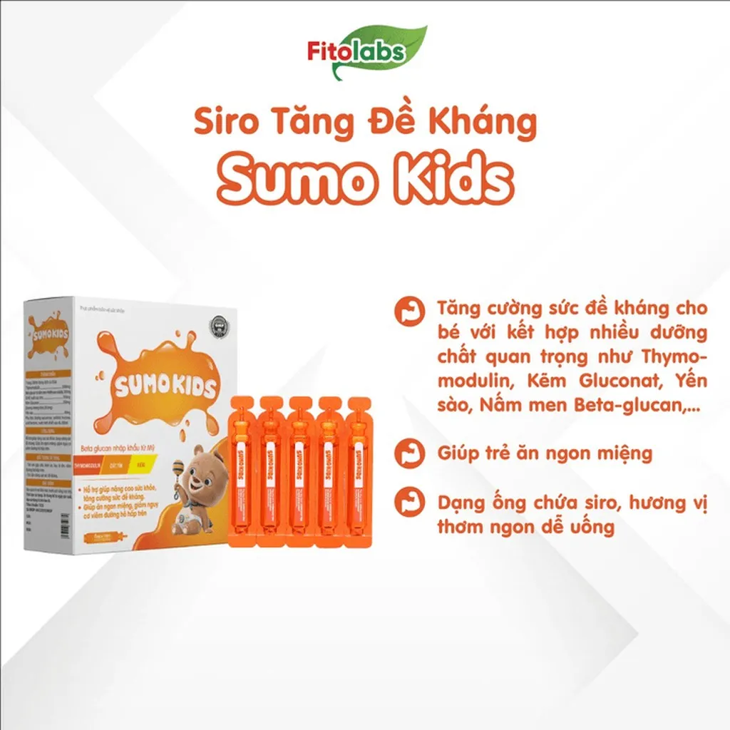 Alternative view of Sumo Kids - Siro Tăng Đề Kháng Cho Bé, Hỗ Trợ Ăn Ngon