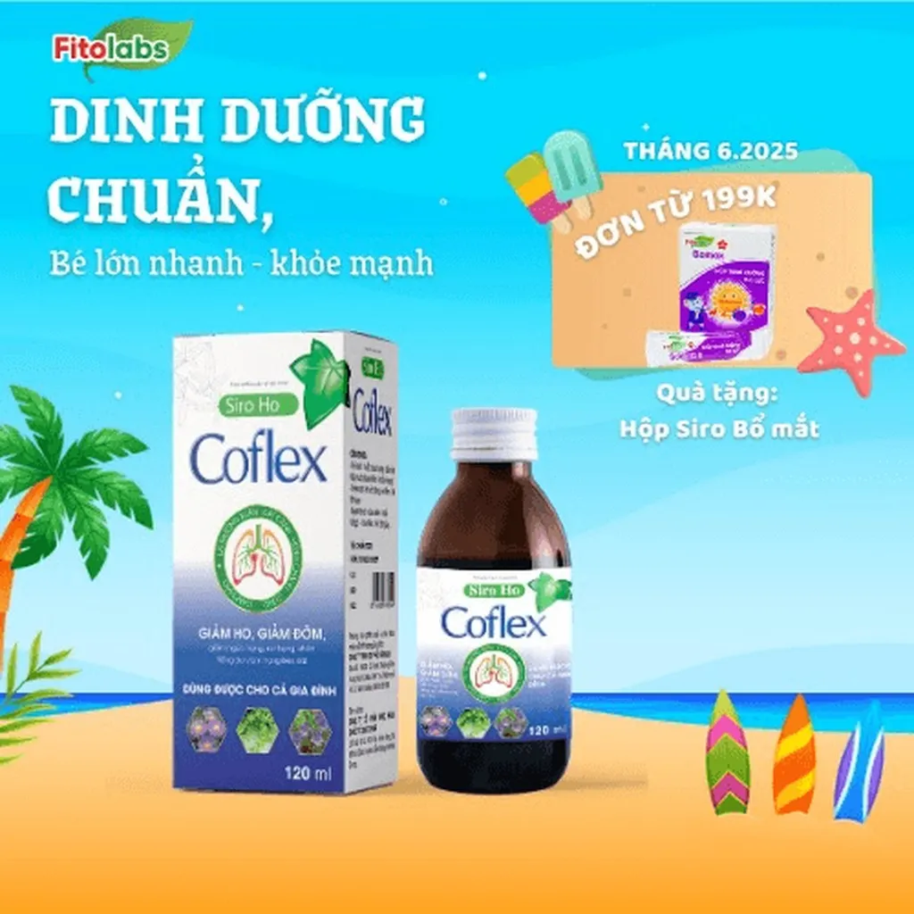 Siro Ho Thảo Dược Coflex - Lọ 120ml
