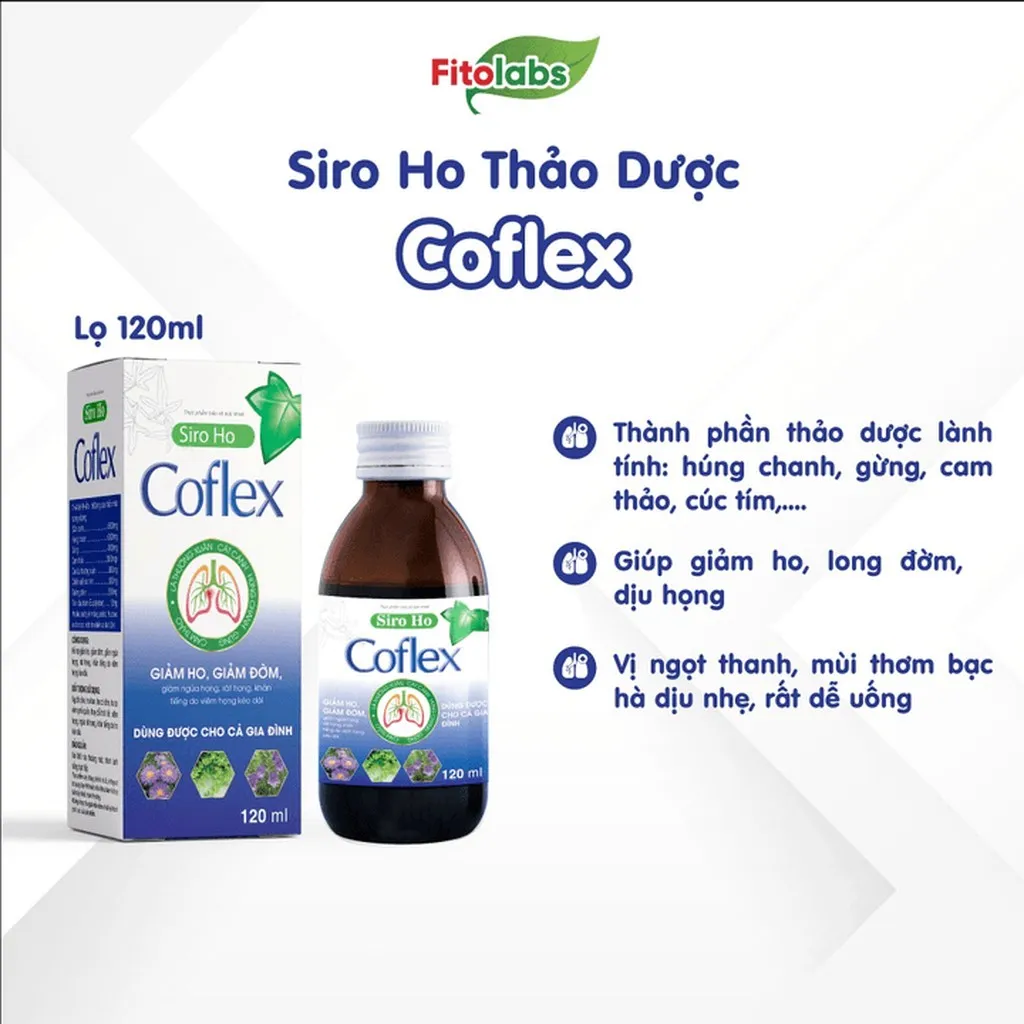 Alternative view of Siro Ho Thảo Dược Coflex - Lọ 120ml