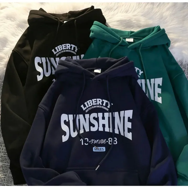 Alternative view of Xả Áo Hoodie Mũ 2 Lớp Form Rộng -chữ Sunshine