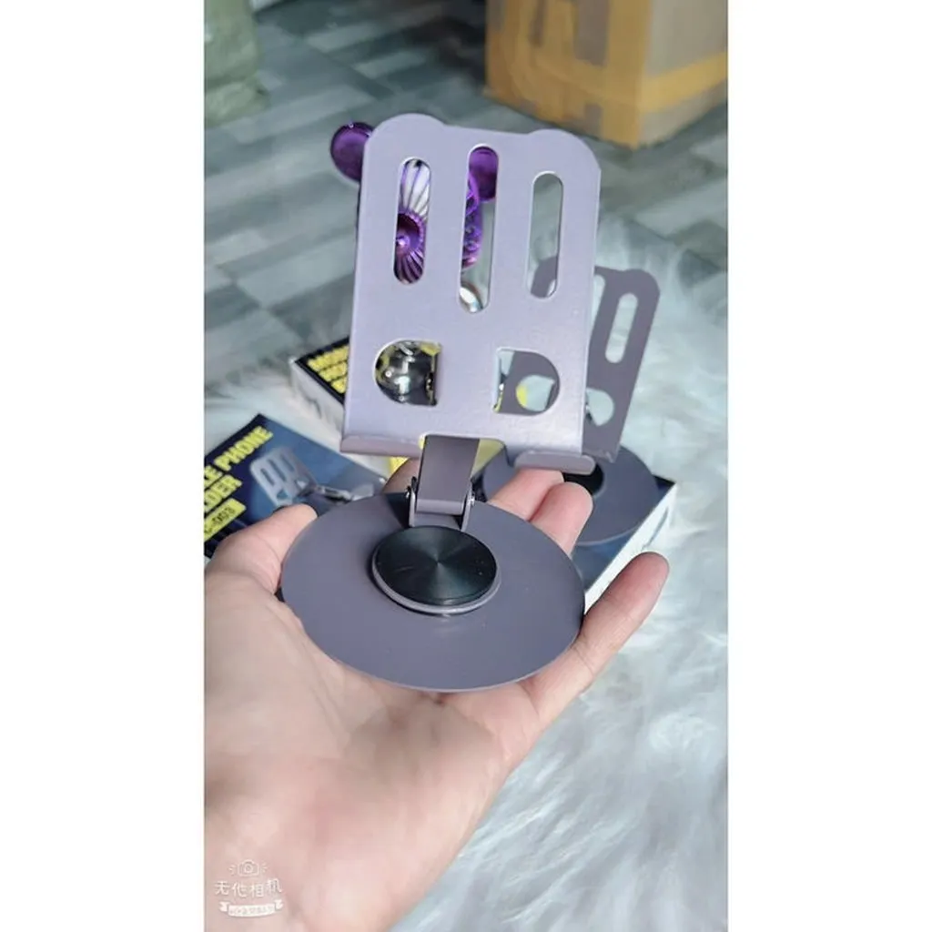 Alternative view of Giá Đỡ Điện Thoại, Ipad Kim Loại C-003 Xoay 360 Độ - Su