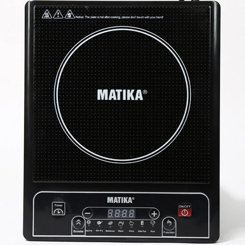 Alternative view of Tặng Nồi Lẩu 28cm - Bếp Từ Matika Công Suất 2000w 7 Chức Năng Nấu Nhanh - Bảo Hành 12 Tháng