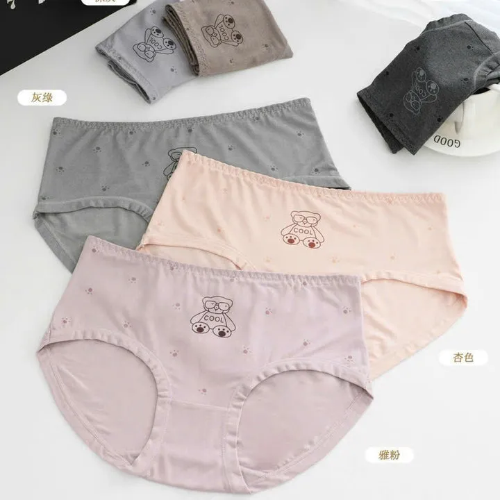 Quần Lót Chất Cotton Siêu Mát Dễ Thương 6863 Từ 40-55kg Dành Cho Nữ