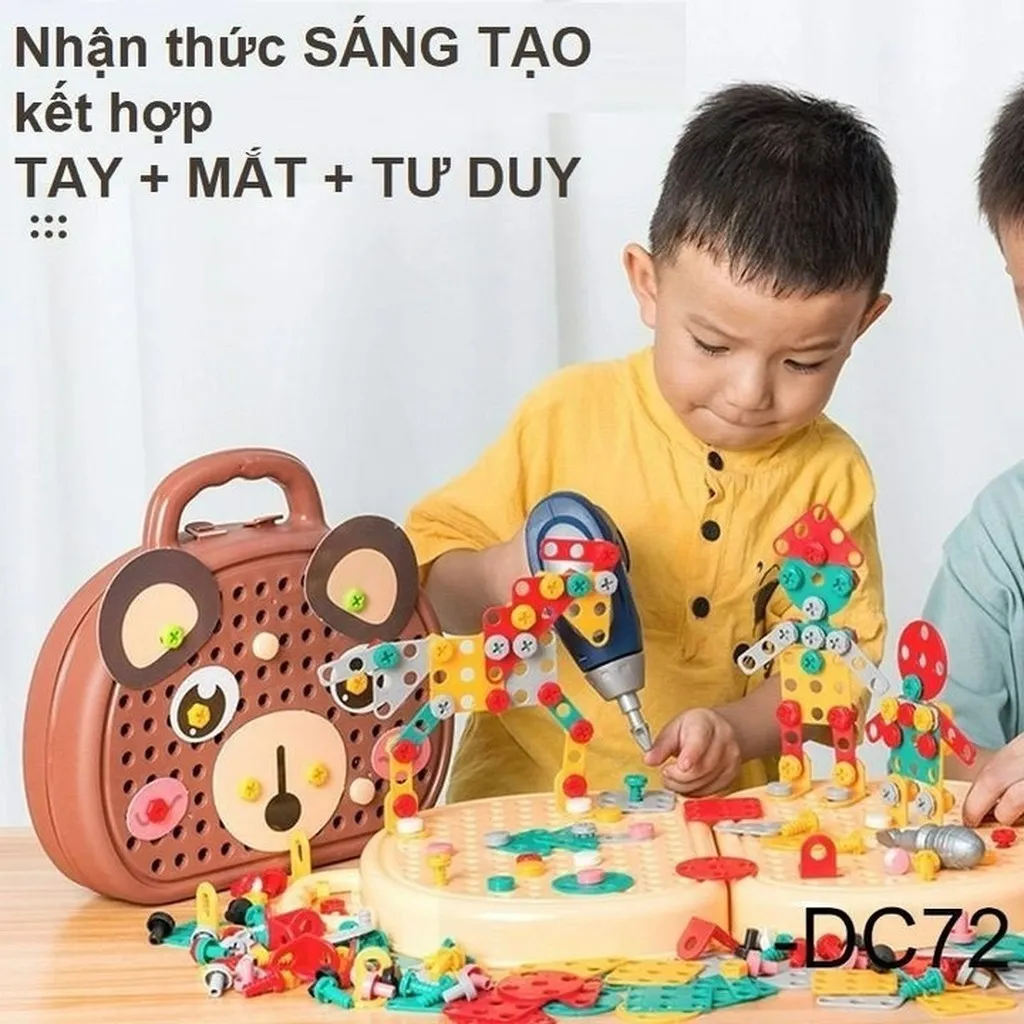 Alternative view of Đồ Chơi Kỹ Sư Lắp Ráp Gấu 203 Chi Tiết Hd006 - Lady's Passion