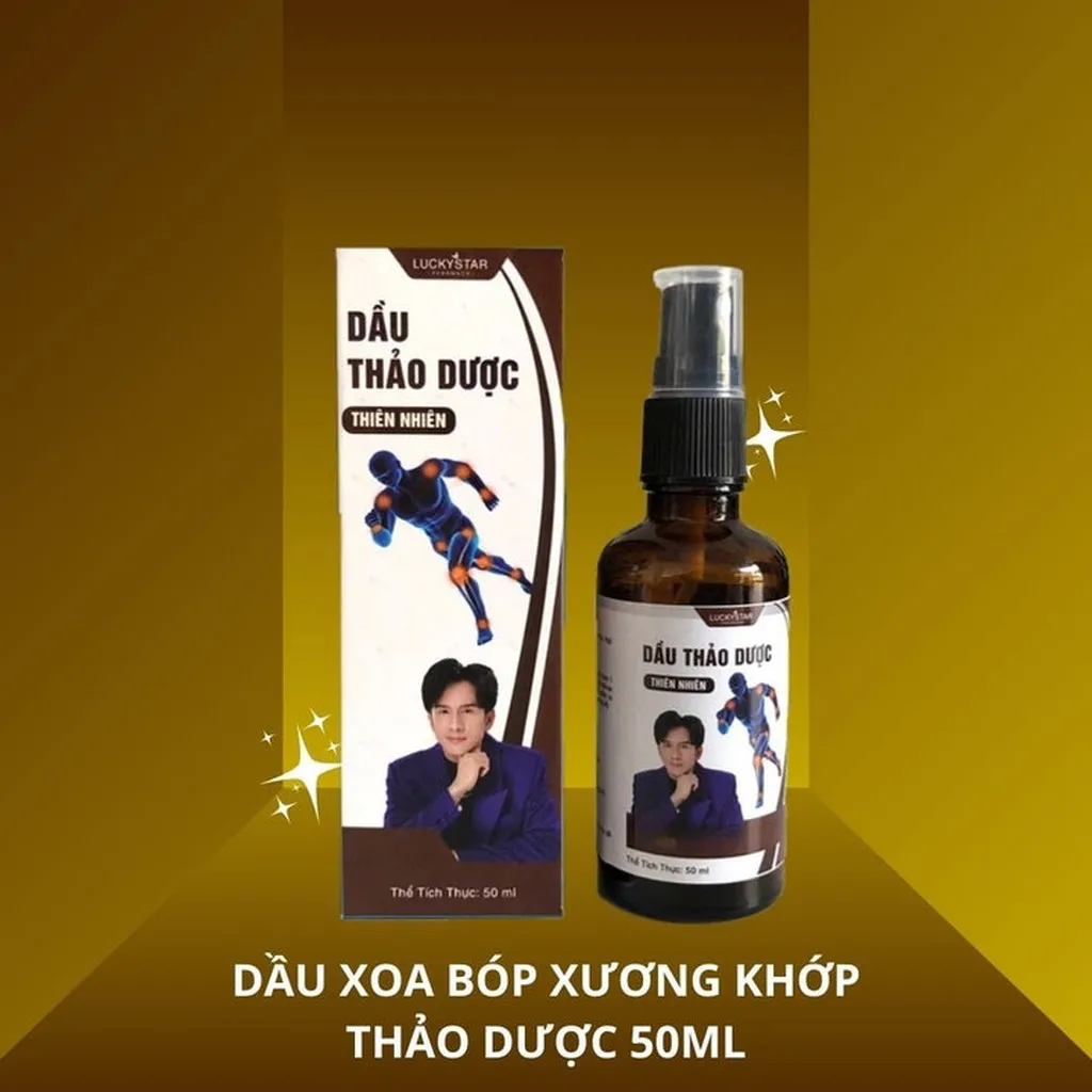 Alternative view of Dầu Xoa Bóp Thảo Dược Lucky Star - 50/100ml - Hỗ Trợ Cải Thiện Giảm Nhức Mỏi , Cơ Xương Khớp
