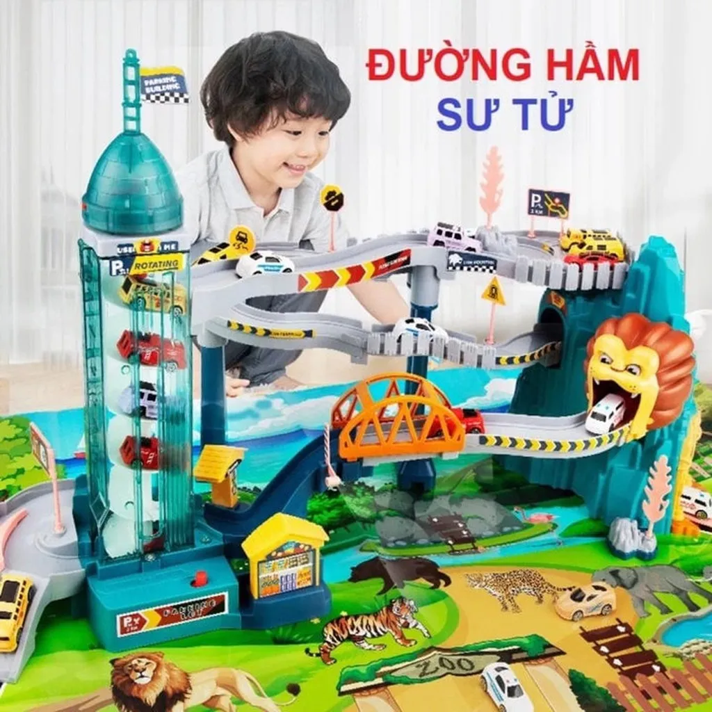 Bộ Đồ Chơi Lắp Ráp Đường Hầm Sư Tử Có Đèn Nhạc Hd012 - Lady's Passion