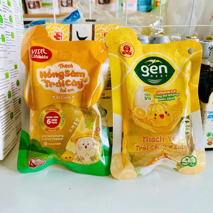 Thạch Yến, Hồng Sâm Trái Cây Dinh Dưỡng Gen Nest Dành Cho Bé Yêu Túi 100gr L063 - Lady's Passion