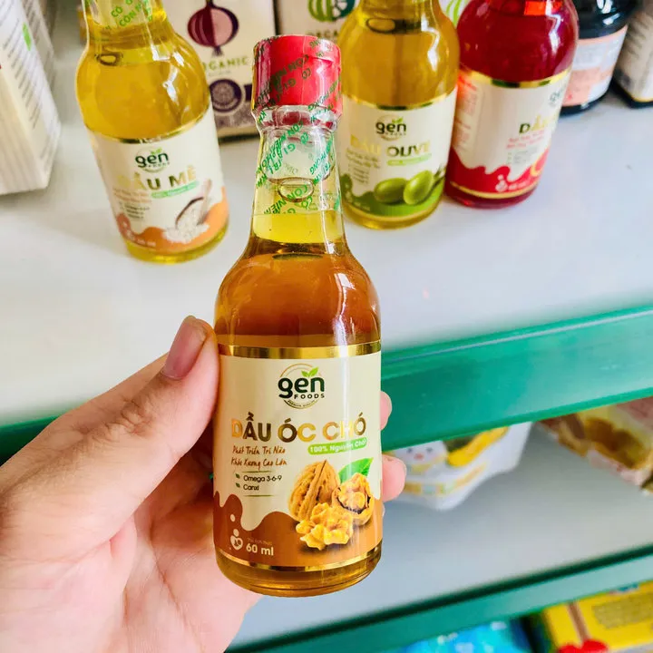Dầu Óc Chó Nguyên Chất Gen Food Giàu Dinh Dưỡng Cho Bé Chai 60ml L066 - Lady's Passion
