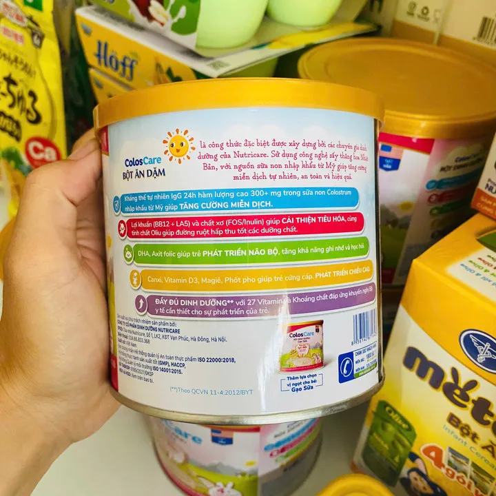 Alternative view of Bột Ăn Dặm Nutricare Coloscare Bổ Sung Sữa Non Và Dinh Dưỡng Cho Bé Yêu Lon 200g L070 - Lady's Passion