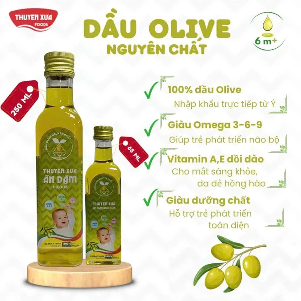 Dầu Olive Ăn Dặm Cho Bé Thuyền Xưa Nguyên Liệu 100% Hạt Tự Nhiên L076 - Lady's Passion