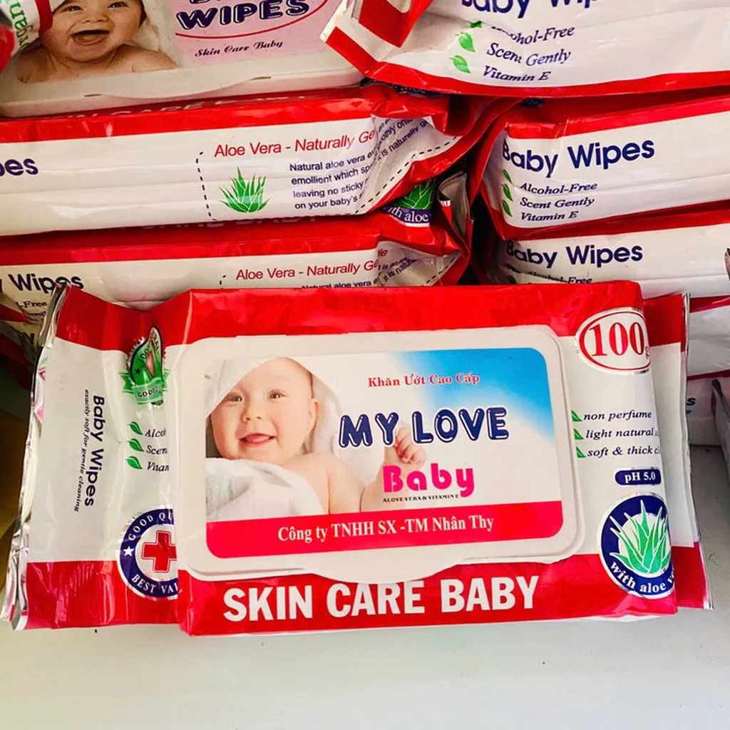 Khăn Ướt Không Mùi Baby Wipes Lành Tính Hộp 100gr L082 - Lady's Passion