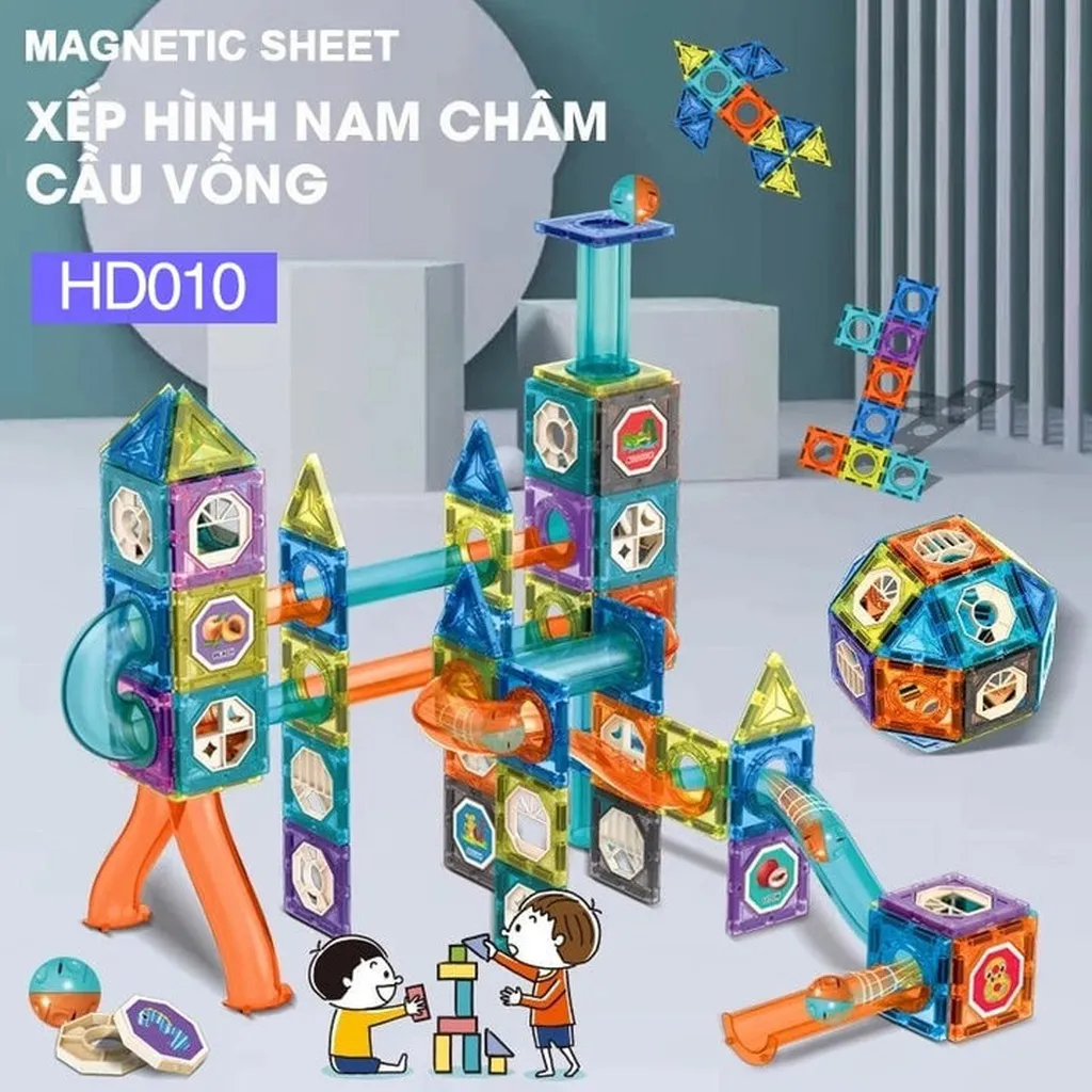 Xếp Hình Nam Châm Megnetic 73 Chi Tiết Đồ Chơi Giáo Dục, Phát Triển Tư Duy Cho Bé Hd010 - Lady's Passion