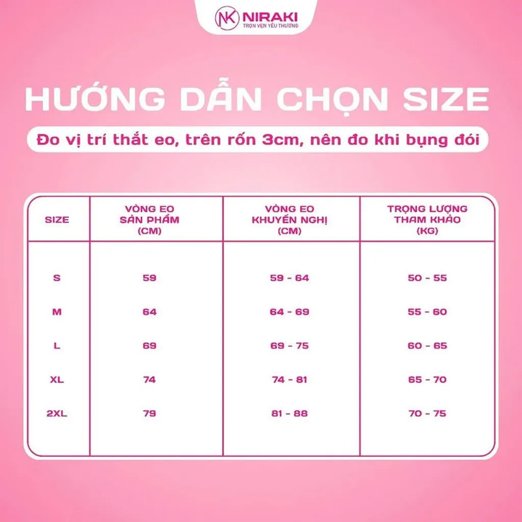 Alternative view of Đai Latex Niraki, Định Hình Vóc Dáng, Siết Eo Thương Hiệu Nhật Bản