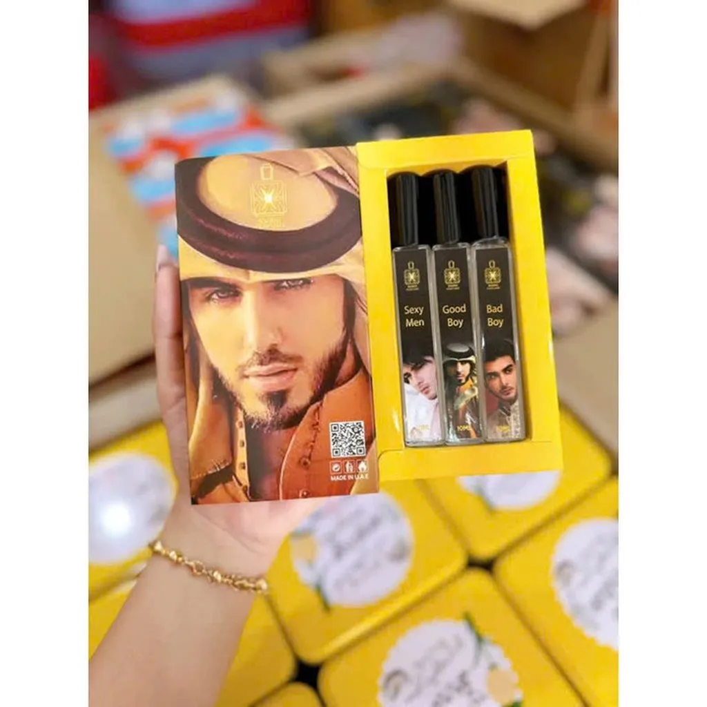 Set 3 Chai Nước Hoa Nam Nữ Mini Dubai 12ml Hộp Cứng Sang Trọng - Gdn