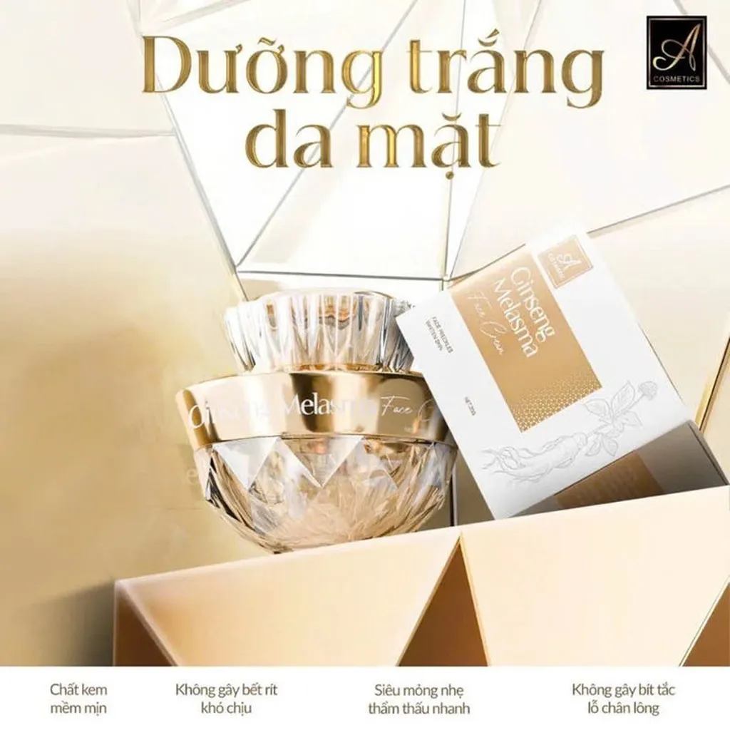 Alternative view of Kem Face Nám Nhân Sâm Chữ A Cosmetics Mỹ Phẩm Phương Anh 2024 Chính Hãng - Gdn