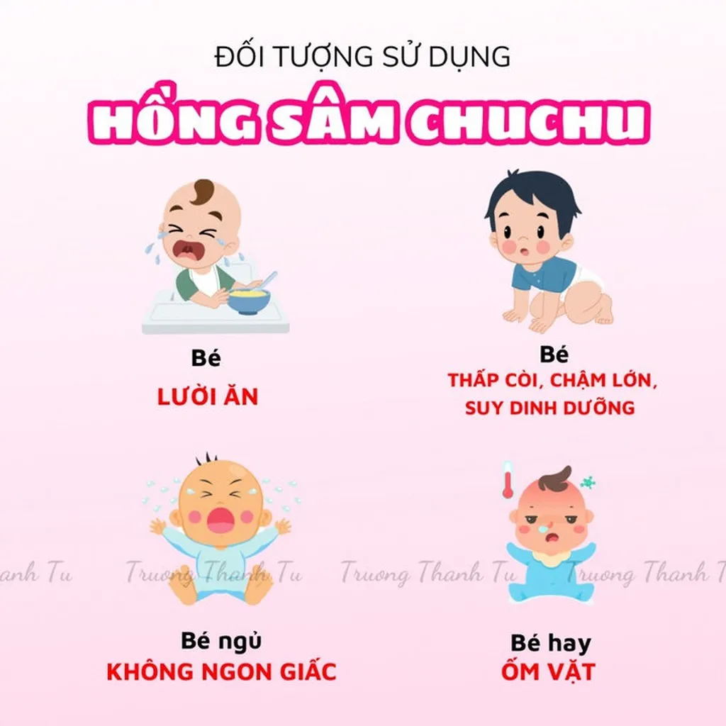 Alternative view of [10 Gói] Nước Hồng Sâm Chuchu (chu Chu) Hàn Quốc Cho Bé Giúp Bé Ăn Ngon Ngủ Ngon, Tăng Đề Kháng