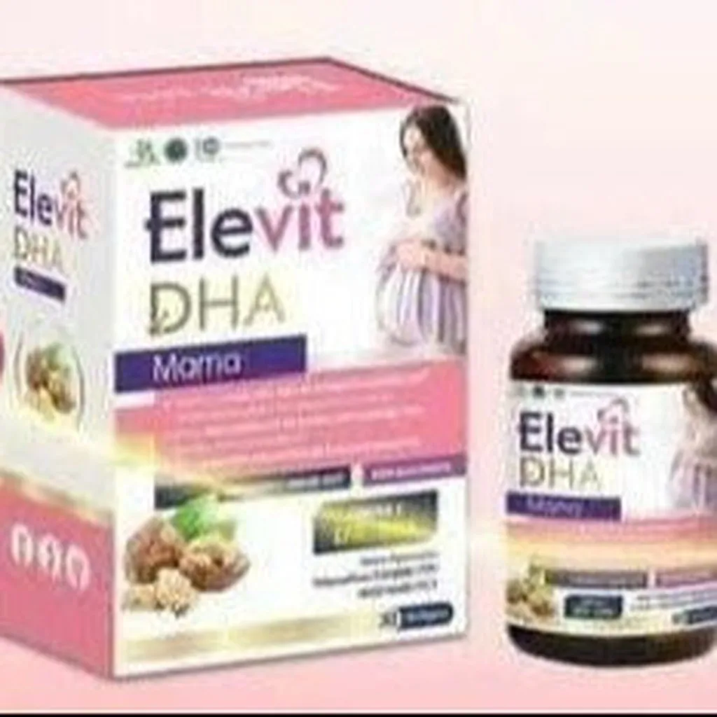 Alternative view of Viên Uống Bổ Sung Dha, Epa, Omega 3 Cho Bà Bầu Elvit Dha Mama 30 Viên - Dược Phẩm Aviphar