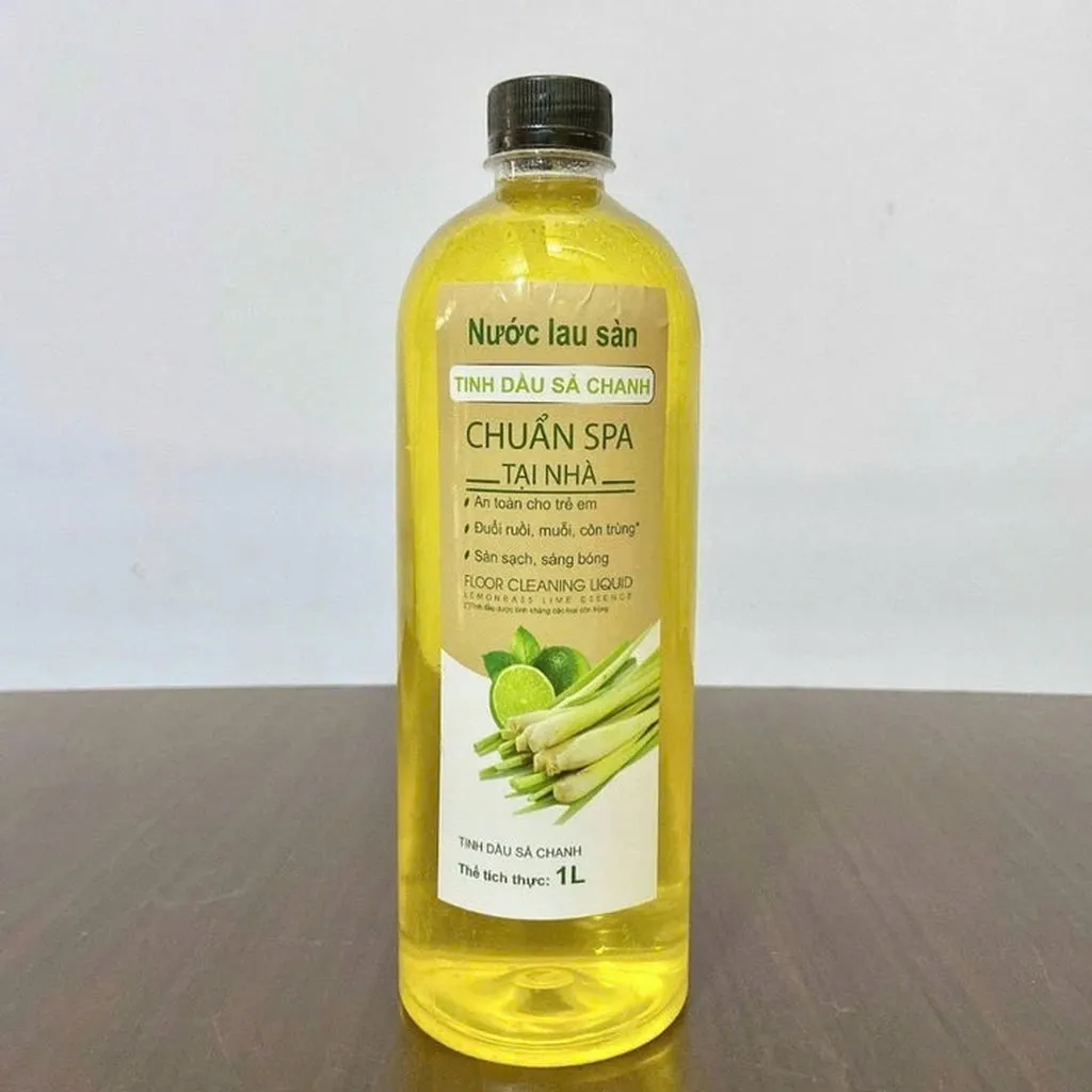 Nước Lau Sàn Spa Tinh Dầu Chanh Sả 1 Lít - Su