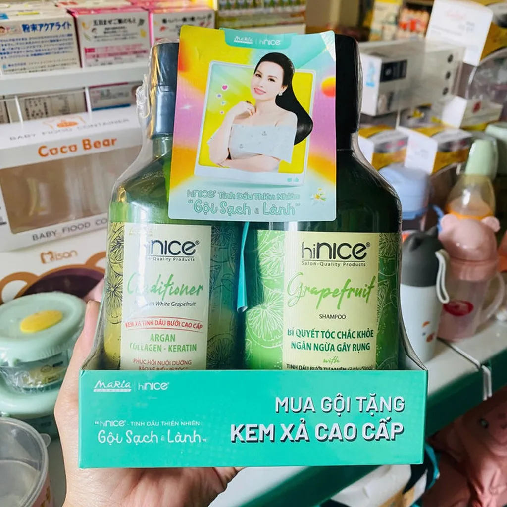 Bộ Gội Xả Tinh Dầu Bưởi Thiên Nhiên Hinice Grapefruit Dành Cho Tóc Gãy Rụng L088 - Lady's Passion