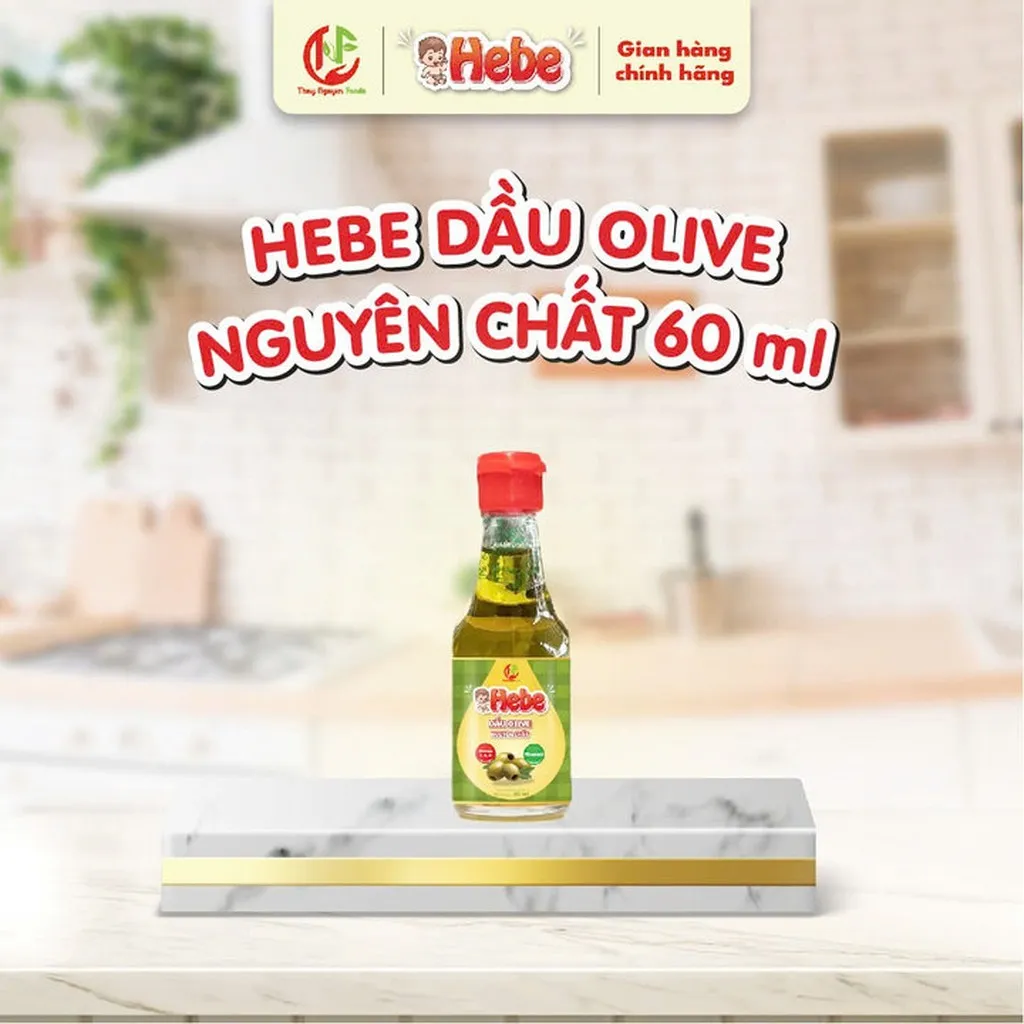 Dầu Olive Nguyên Chất 60ml - Hebe