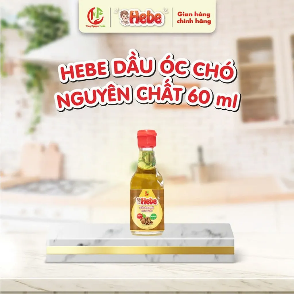 Dầu Óc Chó Nguyên Chất 60ml - Hebe