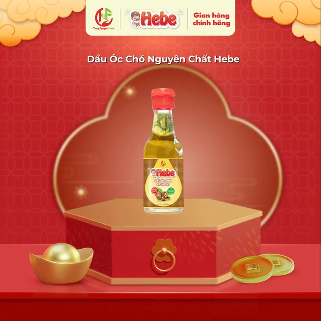 Alternative view of Dầu Óc Chó Nguyên Chất 60ml - Hebe