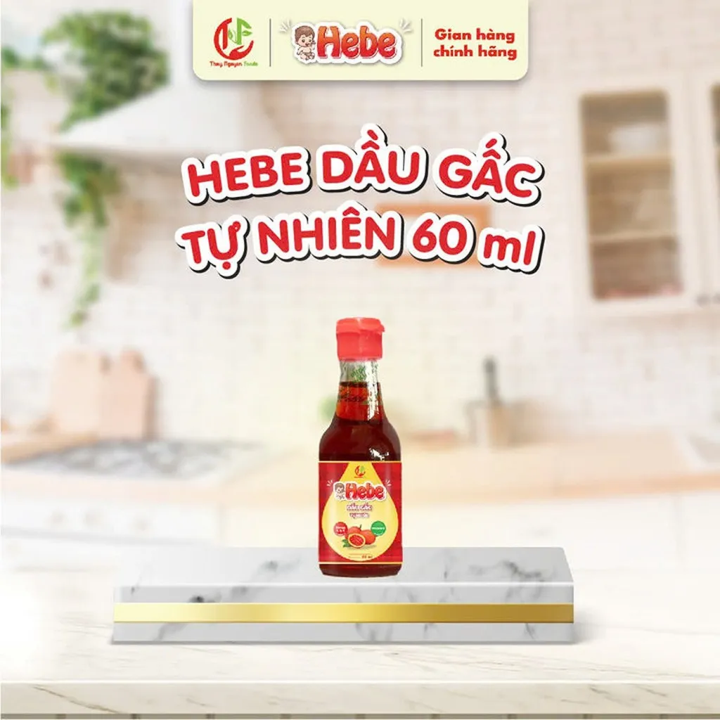 Dầu Gấc Tự Nhiên 60ml - Hebe