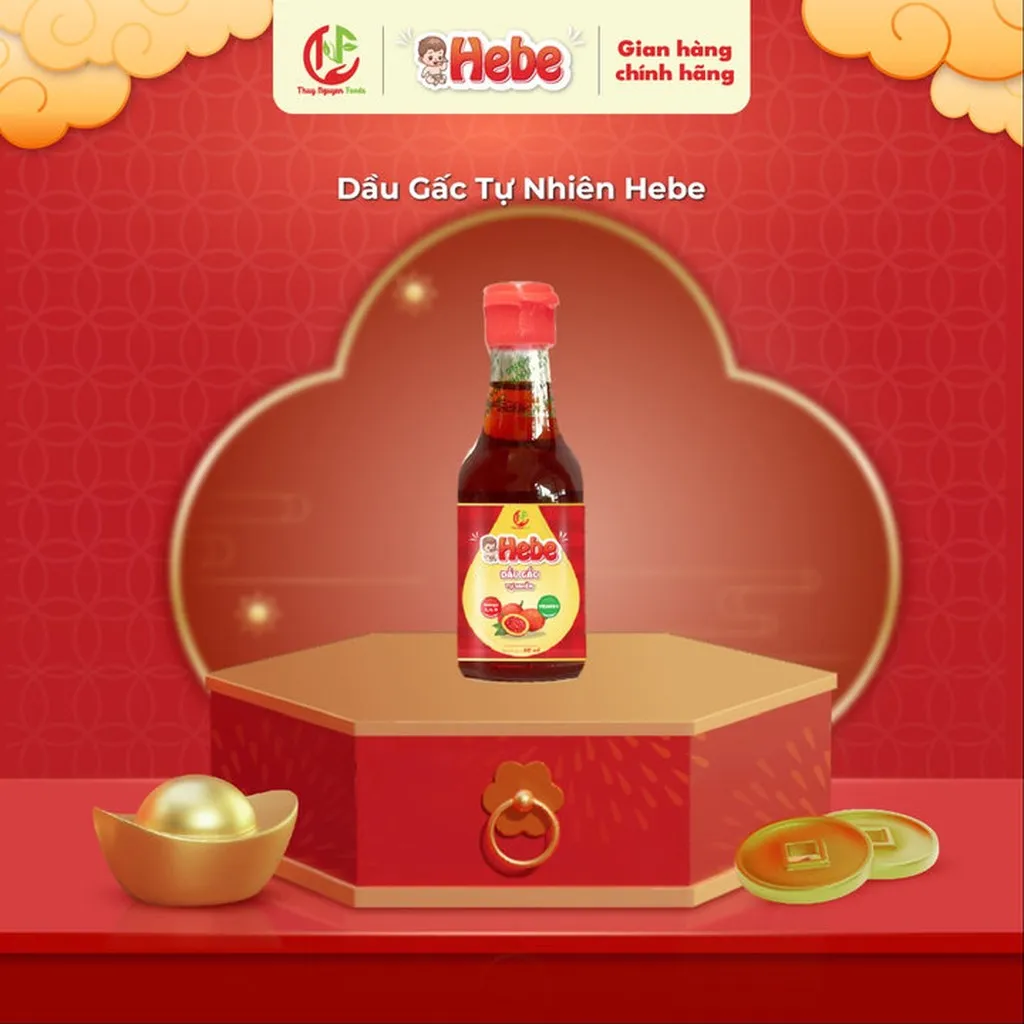 Alternative view of Dầu Gấc Tự Nhiên 60ml - Hebe