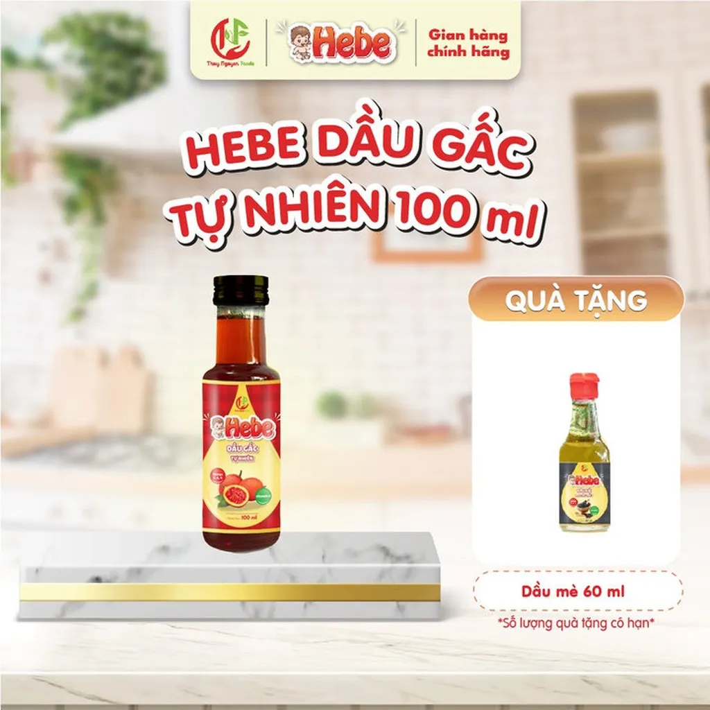 Dầu Gấc Tự Nhiên 100ml - Hebe