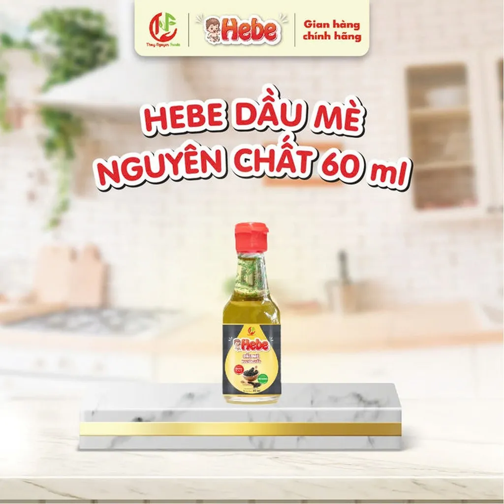 Dầu Mè Nguyên Chất 60ml - Hebe