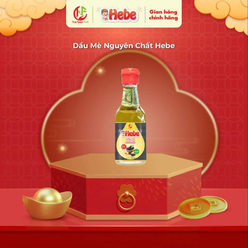 Alternative view of Dầu Mè Nguyên Chất 60ml - Hebe