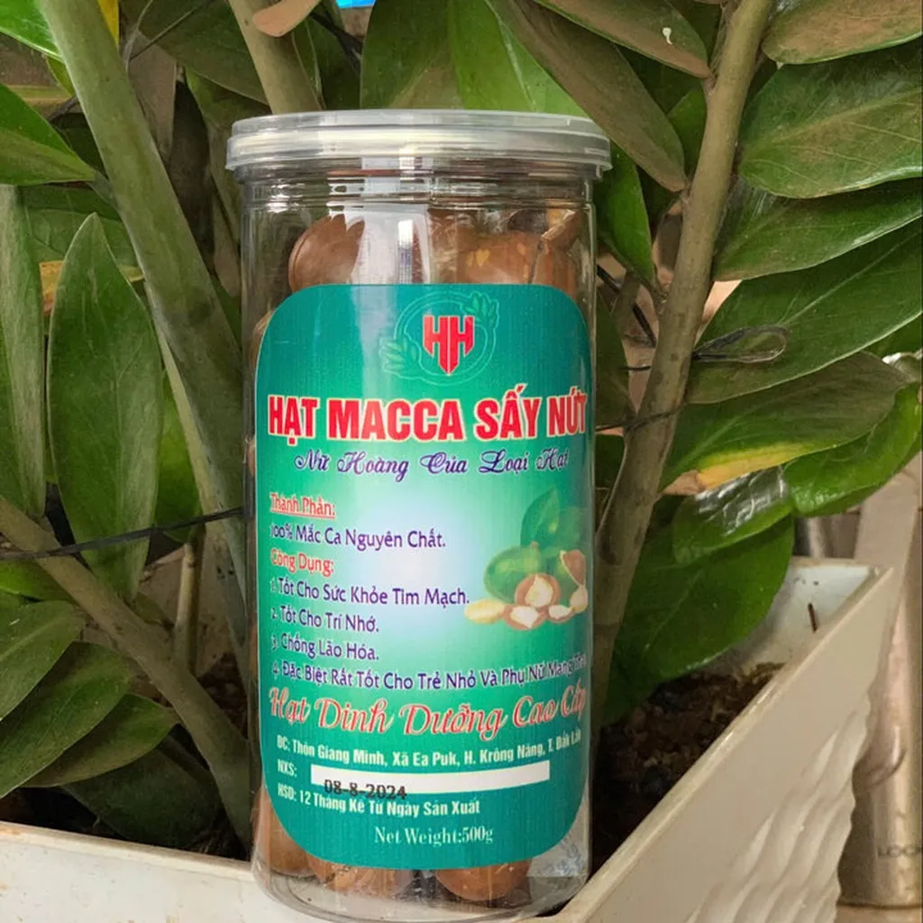 Alternative view of Hạt Maca Sấy Nứt Vỏ Mắc Ca Đăk Lăk Giàu Dinh Dưỡng Hộp 500g