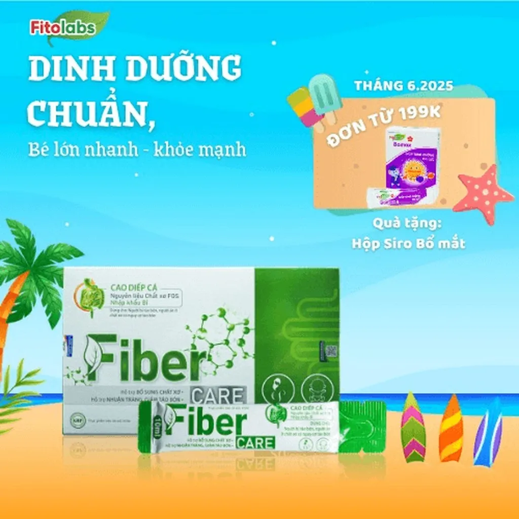 Siro Bổ Sung Chất Xơ, Giảm Táo Bón Fiber Care