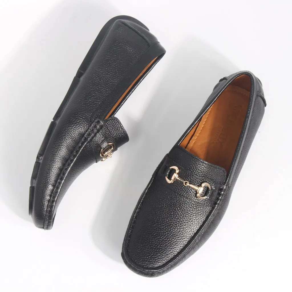 Alternative view of Giày Lười Nam Michilux Horse Bit Moccasin Ciehm Da Bò Thật - Màu Đen