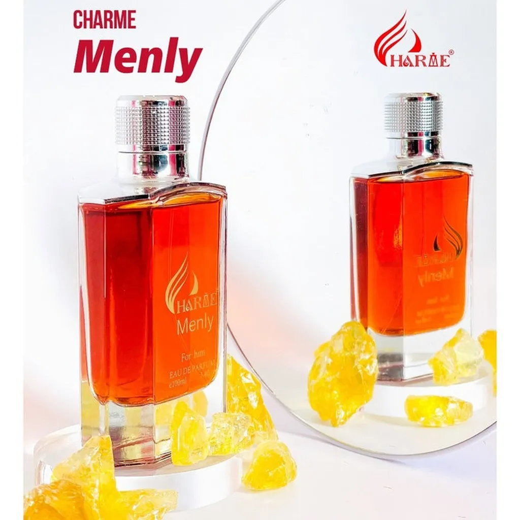 Alternative view of Nước Hoa Nam Charme Menly 100ml Nhóm Hương Gỗ Cay Nồng Phong Cách Nam Tính, Sang Trọng Chính Hãng