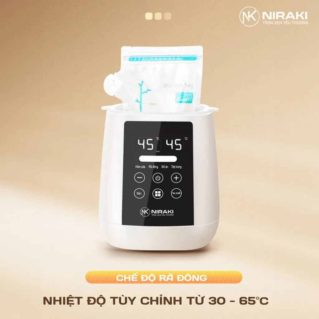 Alternative view of Máy Hâm Sữa, Tiệt Trùng Bình Sữa Điện Tử Niraki
