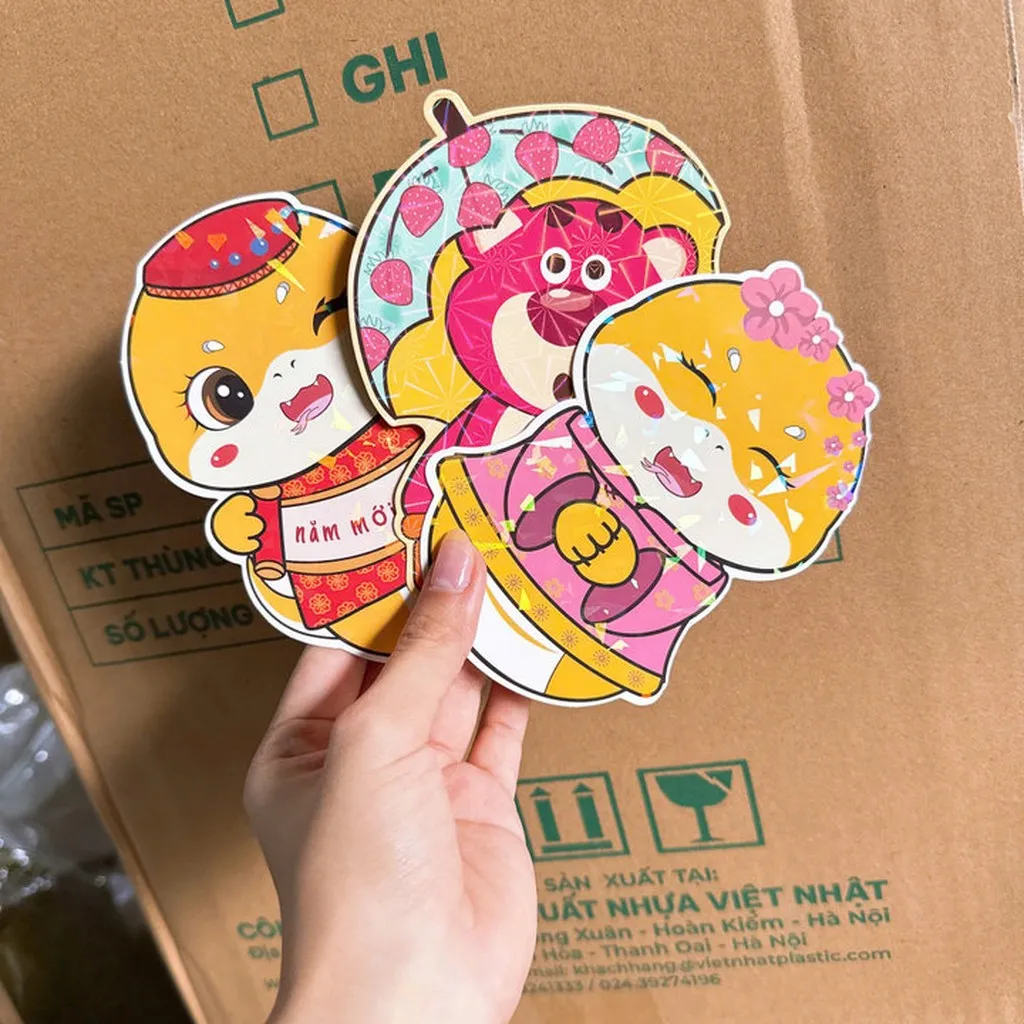 Set 10 Bao Lì Xì Chibi Tết 2025 - Su
