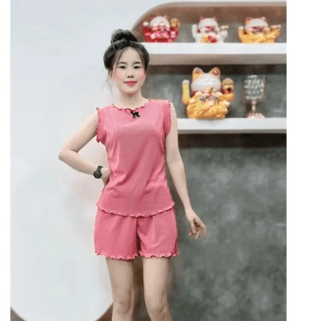 Alternative view of Set Bộ Đùi Mặc Nhà Sát Nách Mát Mẻ Gk - Be Yourself