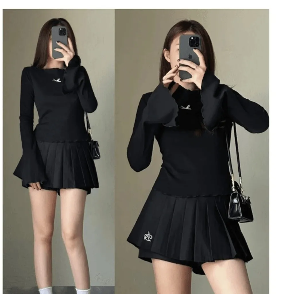 Alternative view of Áo Thun Bẹt Vai Tay Loe Đính Nơ Tiểu Thư Xinh Xắn Gk - Be Yourself