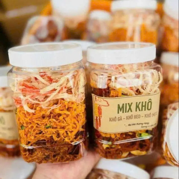 Khô Mix 3 Vị - Bộ Ba Siêu Ngon 350g - Winnie House