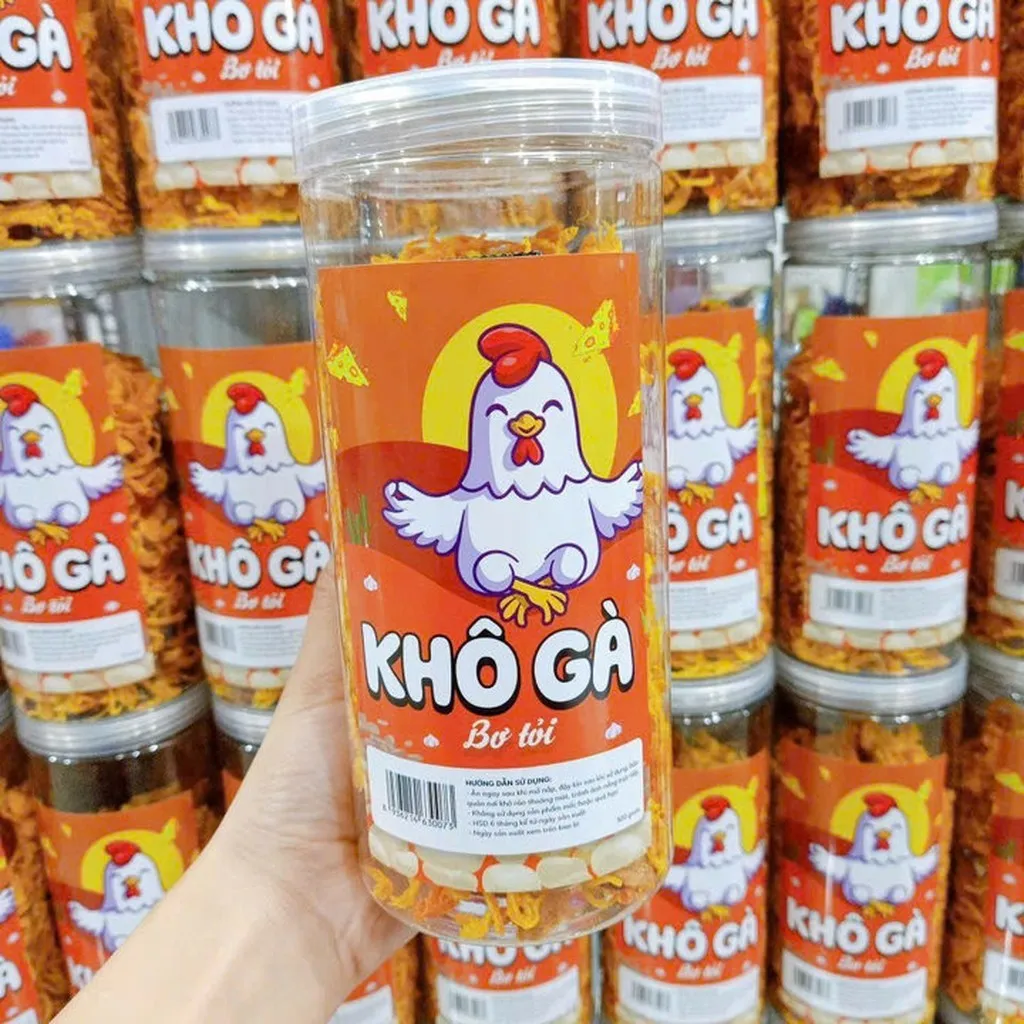 Alternative view of Khô Gà Bơ Tỏi Xé Sợi Hủ 300gr