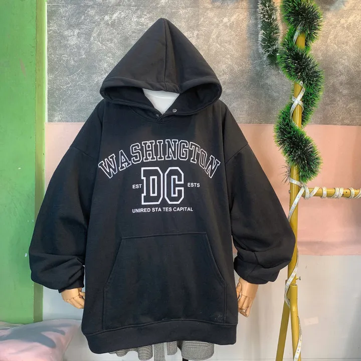 [hàng Zip] Áo Khoác Nỉ Hoodie Dc Nam Nữ. Nón 2 Lớp. Chất Nỉ Lót Bông. Hàng Y Hình